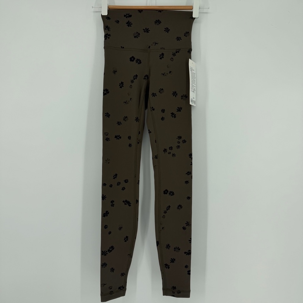 lululemon Wunder Train High-Rise Tight 28” Floral Print Leggings Size 2 NWT